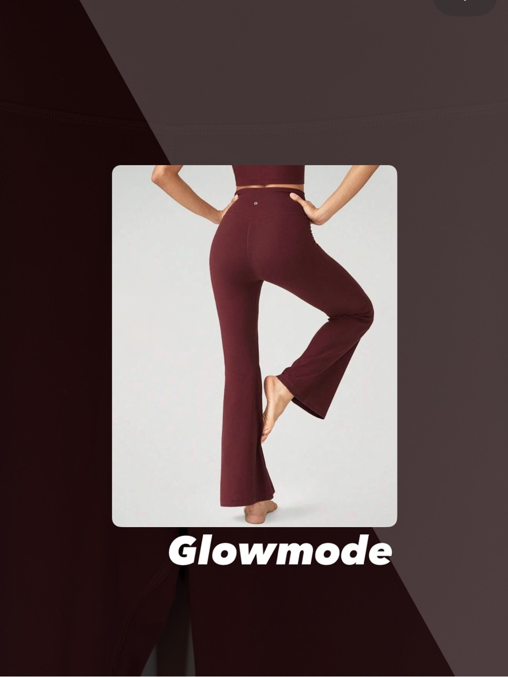 EUC Glowmode 28" FeatherFit Flared Leggings